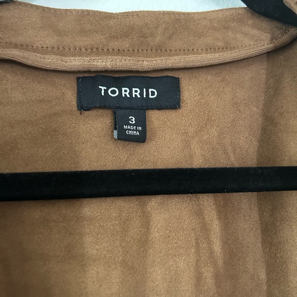 Torrid Flyaway Faux Suede Jacket - Picture 4 of 4
